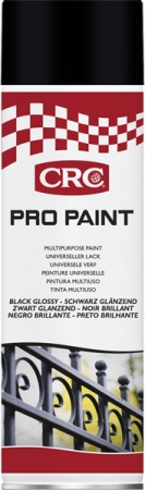CRC PRO PAINT Akryylimaali Kiiltävä musta 500ml