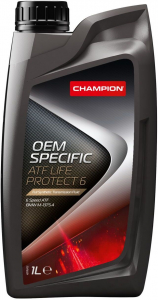 CHAMPION Automaattivaihteistoöljy OEM SPECIFIC ATF LIFE PROTECT 6  1L