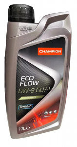 CHAMPION Moottoriöljy ECO FLOW 0W-8 GLV-1 1L