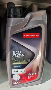 CHAMPION Moottoriöljy ECO FLOW 0W/20 SP/RC G6 FE 1L