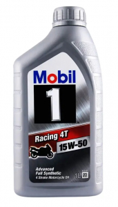 MOBIL Moottoriöljy 1 racing 4T 15W-50 1L