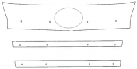 Maskisuoja Volkswagen Transporter T5 2010-7/2015