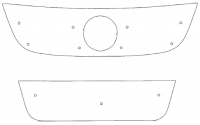 Maskisuoja Vw Touran 07-10