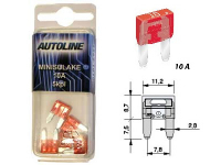 Autoline Laattasulake Mini GM 10A 5kpl