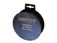 Autoline Autojohto Musta 2x1,0mm2 10m