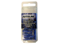 Autoline Laattaliitin Sininen ERISTETTY 6,3mm NAARAS 10kpl