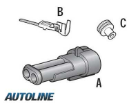 Autoline Liitinrasiasarja 2-N Vesitiivis