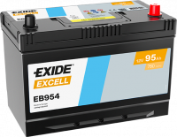 EXIDE Excell EB954 / 12V, 95Ah, 760A / 306x173x222 - +