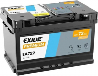 EXIDE Premiun Akku 12V, 72Ah/720A / 278 x 175 x 175 (+/-)