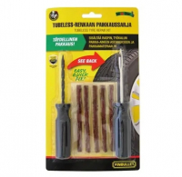 FINBULLET Tubeless-renkaan paikkaussarja (T-kahvalla)
