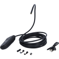 KS TOOLS Wi-Fi-videoskooppisarja-sarja Ø 5,5 mm 0° HD etukamerasondilla, 5-osainen