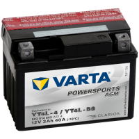 VARTA Mp-akku YT4L-BS 12V, 4Ah  / 114x71x86