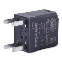 HELLA Rele 12V 30A VASTUKSELLA