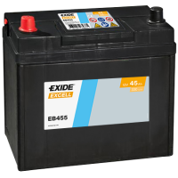 EXIDE Excell EB455 / 12V, 45Ah, 330A / 237x127x227 + -