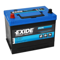 EXIDE Dual ER350 / 12V, 80Ah, 510A / 510 x 270 x 175 +/-