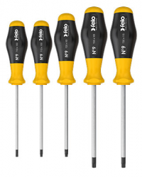 FELO RUUVITALTTASARJA TORX T10-T30, 5-osainen