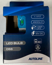 Polttimo AUTOLINE LED D5S 12V 4500lm