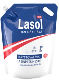 LASOL 100  -22 Käyttövalmis pussi  3L