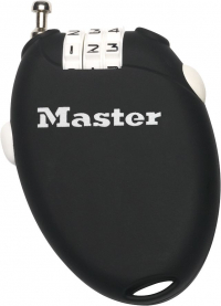 MASTERLOCK Vaijerilukko 2mm x 70cm
