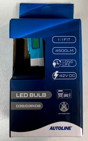 Polttimo AUTOLINE LED D3S/D3R/D8 42V 4500lm