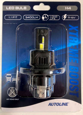Polttimo AUTOLINE LED H4 9-16V 3400lm