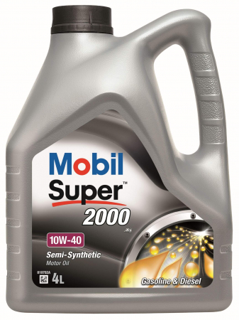 MOBIL Moottoriöljy SUPER 2000 10W-40 4L