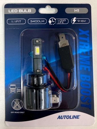 Polttimo AUTOLINE LED H1 9-16V 3400lm