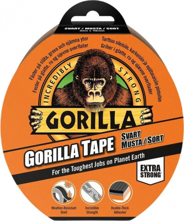 GORILLA Black -teippi 32m