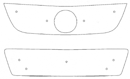 Maskisuoja Volkswagen Touran 2003-2006