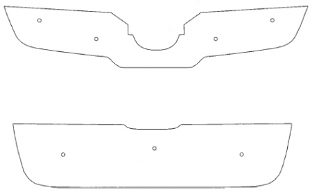 Maskisuoja Nissan Qashqai +2 2007-2010
