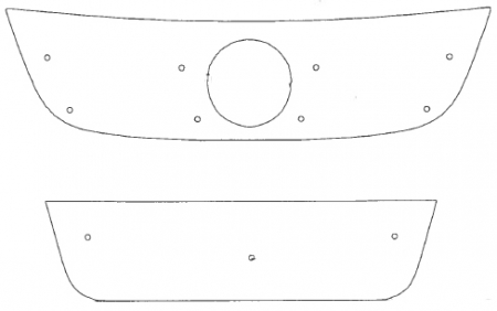 Maskisuoja Vw Touran 07-10