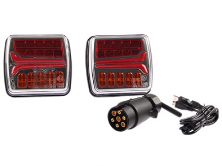 AUTOLINE LANGATON LED Takavalopari 12-24V
