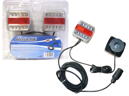 Takavalosarja LED MAGNEETILLA 12V 