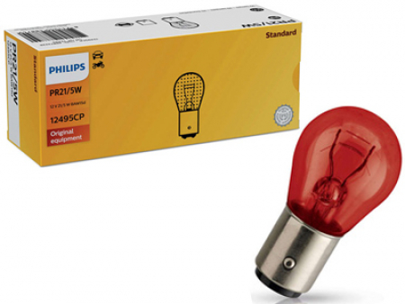 Polttimo PHILIPS PR21/5W 12V BAW15D