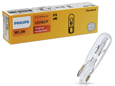 Polttimo PHILIPS W2X4,6D 12V 1,2W