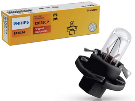 Polttimo PHILIPS 12V 1,2W BX8,4D BLACK