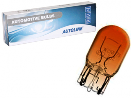 Polttimo AUTOLINE 12V 21W T20 AMBER