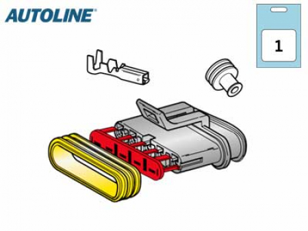 Autoline Liitinrasiasarja 5-U Vesitiivis