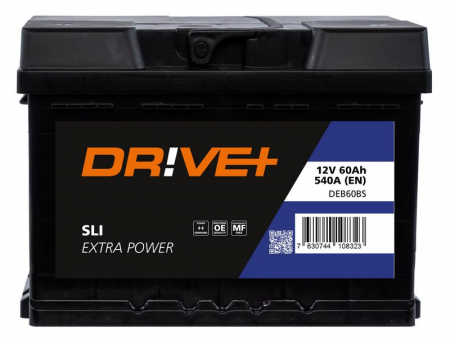 DRIVE+ AKKU 60AH, 12V, 540A / 242×175×175