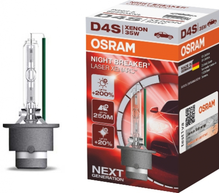 Polttimo OSRAM XENARC® NIGHT BREAKER LASER D4S Xenon