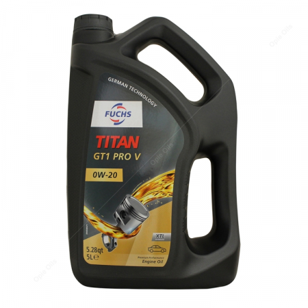 FUCHS Moottoriöljy TITAN GT1 PRO V 0W-20  5L