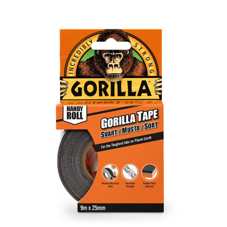 GORILLA Teippi MUSTA  9m