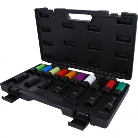 KS TOOLS 1/2" MASTER-erikoisvoimahylsysarja renkaiden ruuviliitoksiin, 17-osainen
